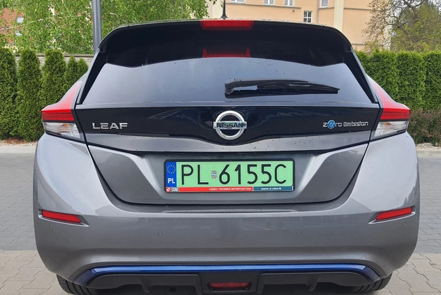 Nissan Leaf cena 79500 przebieg: 22000, rok produkcji 2021 z Leszno małe 254